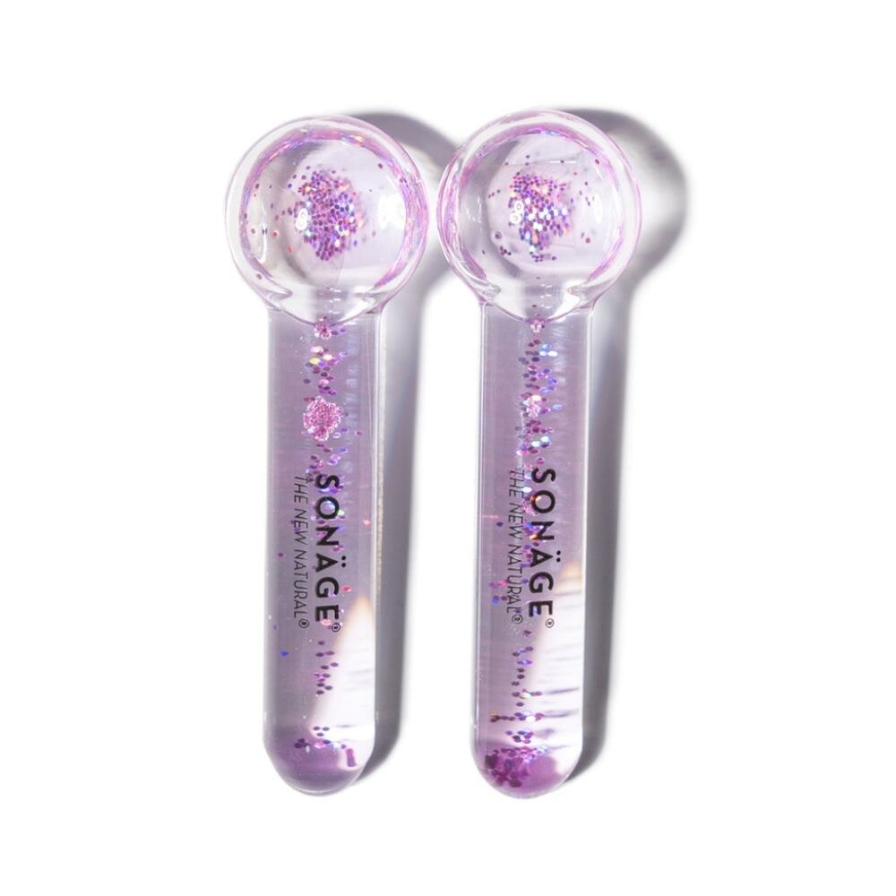 Purple Glass Massage Skincare Sonage Baby Frioz Mini Icy Globes Facecare Tool